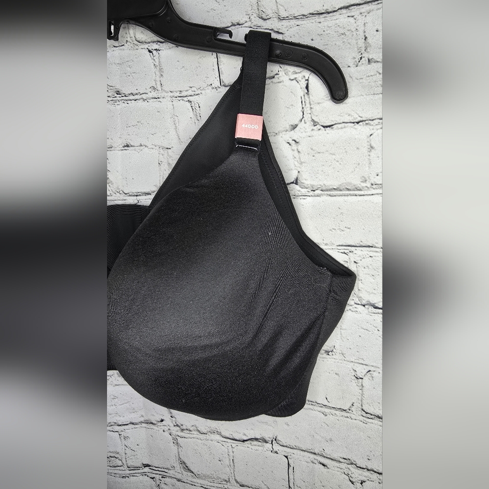Cacique Black Lightly Lined Balconette Bra Size 44DDD NWT - Picture 2 of 6